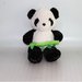 Urs panda cu bambus mic
